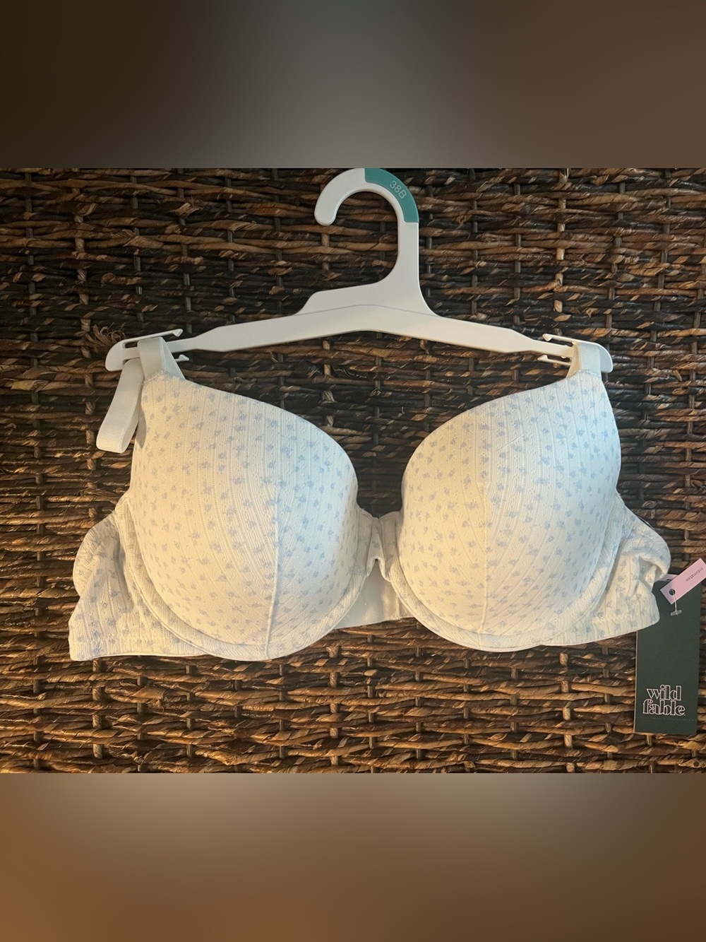 Wild Fable Floral Pointelle Bra 38B